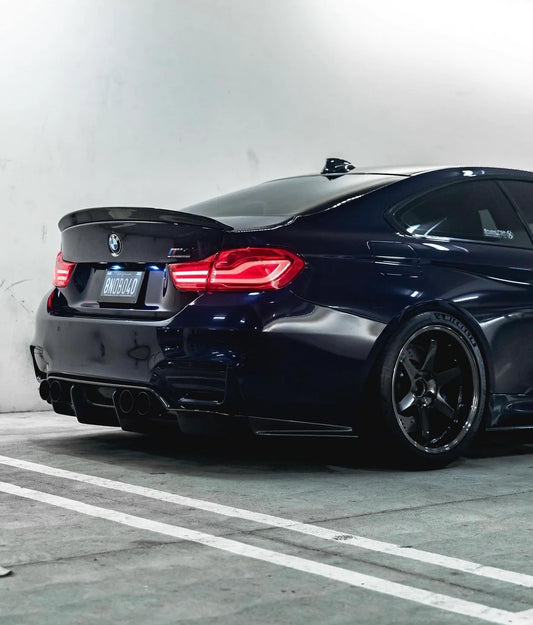 3D Style Carbon Fiber Trunk Spoiler - BMW F82 M4