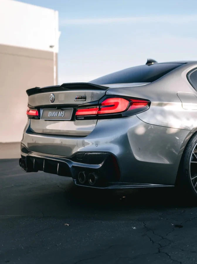 3D Style Carbon Fiber Rear Diffuser - BMW F90 M5 & G30 5 Series