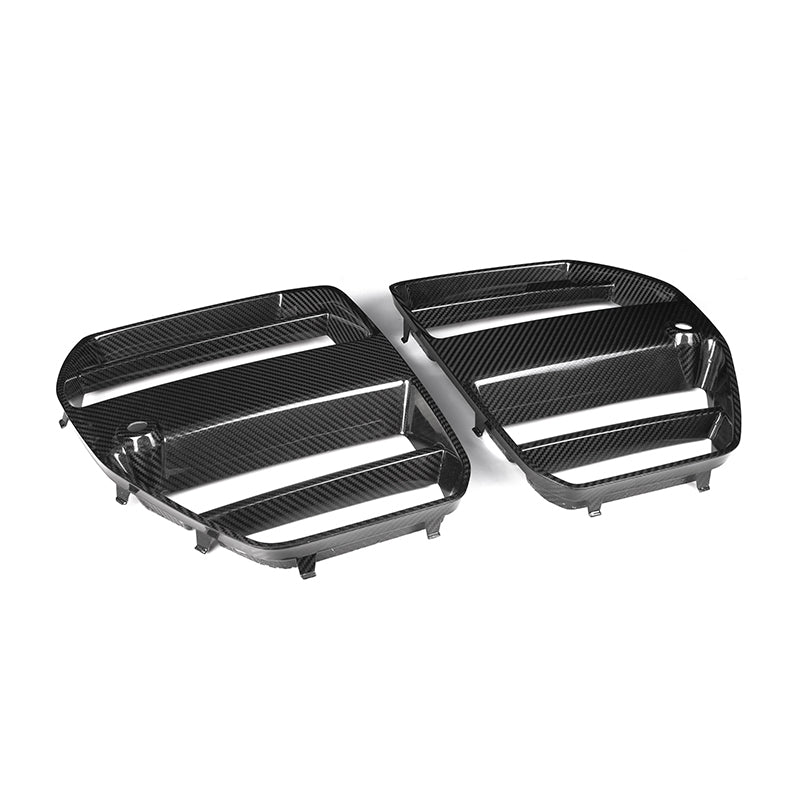 ST Style Carbon Fiber Front Grilles - BMW G80 M3 & G82 / G83 M4