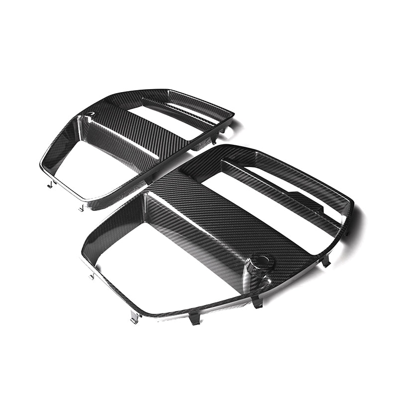 V Style Carbon Fiber Front Grilles - BMW G80 M3 & G82 / G83 M4