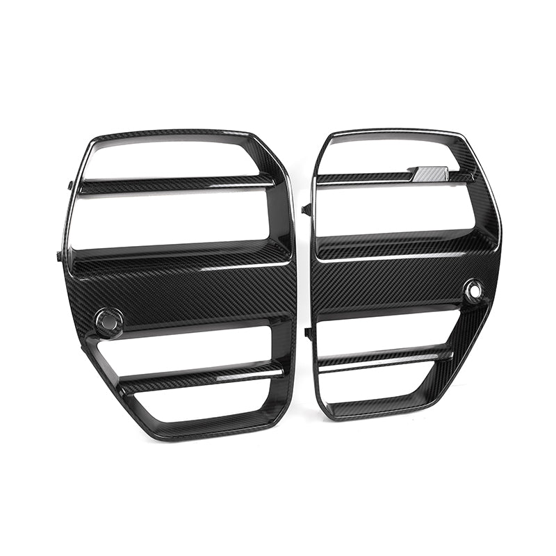 ST Style Carbon Fiber Front Grilles - BMW G80 M3 & G82 / G83 M4