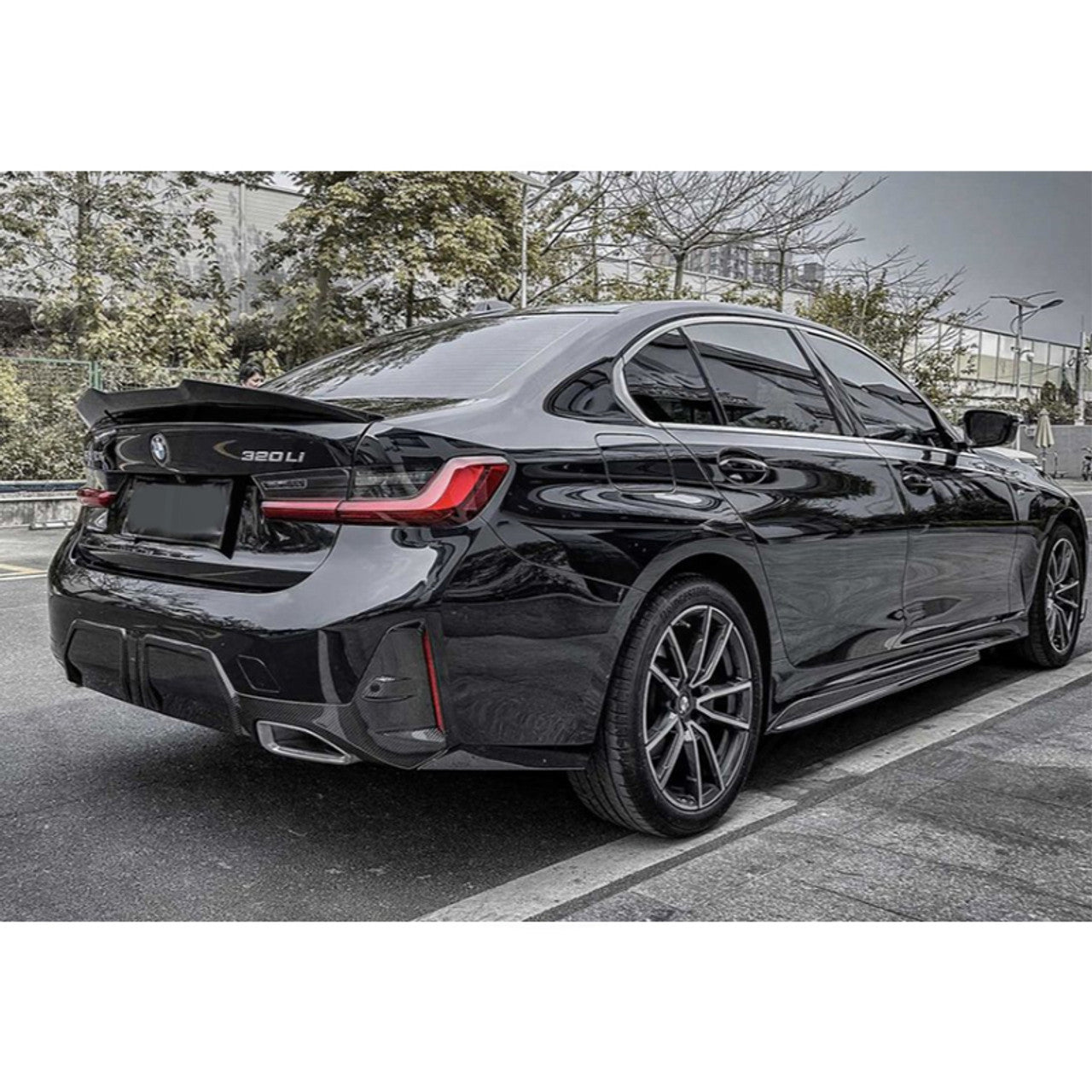 Mp Style 3-Piece Carbon Fiber Rear Diffuser- BMW M340i LCI