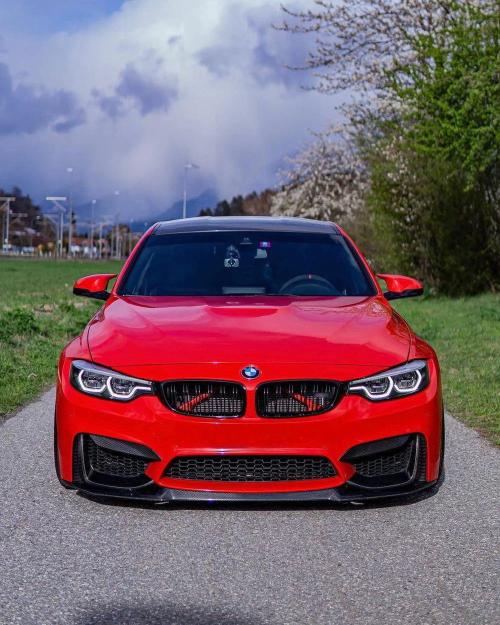 CS Style Carbon Fiber Front Lip - BMW F80 F82 F83 M3 M4