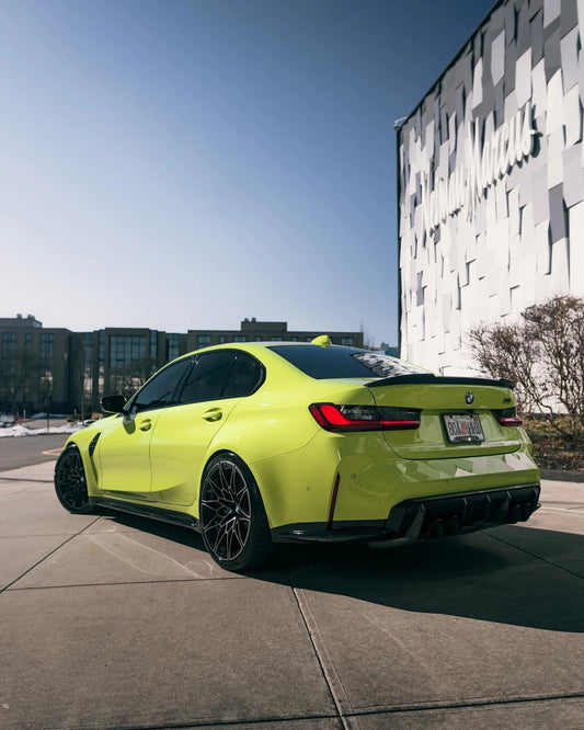 CS Style Carbon Fiber Trunk Spoiler - BMW G80 M3 & G20 3 Series