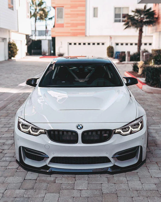 Carbon Fiber Front Upper Splitters - BMW F80 M3 & F82 / F83 M4