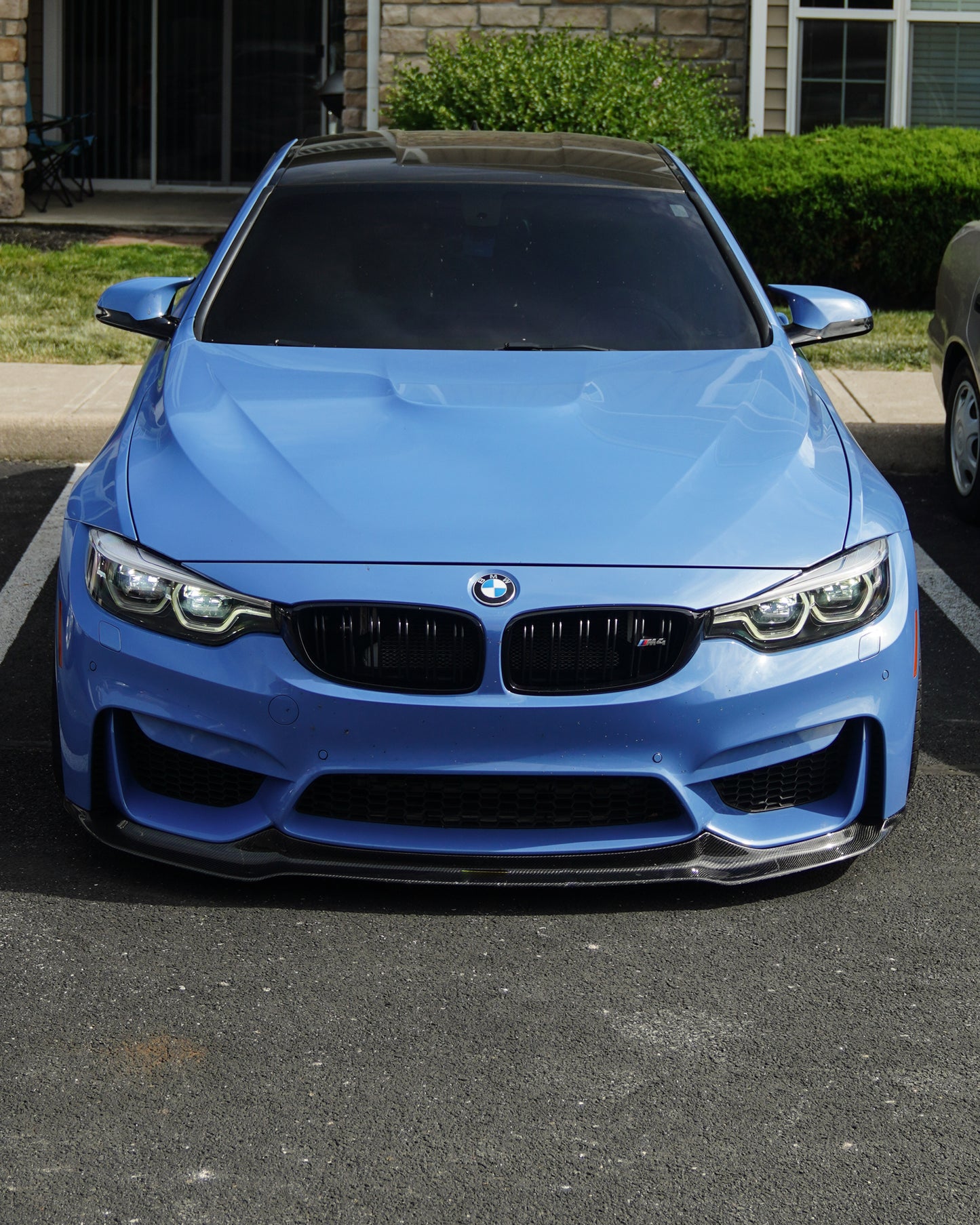 V Style Carbon Fiber Front Lip F80/F82/F83 - BMW F80 F82 F83 M3 M4