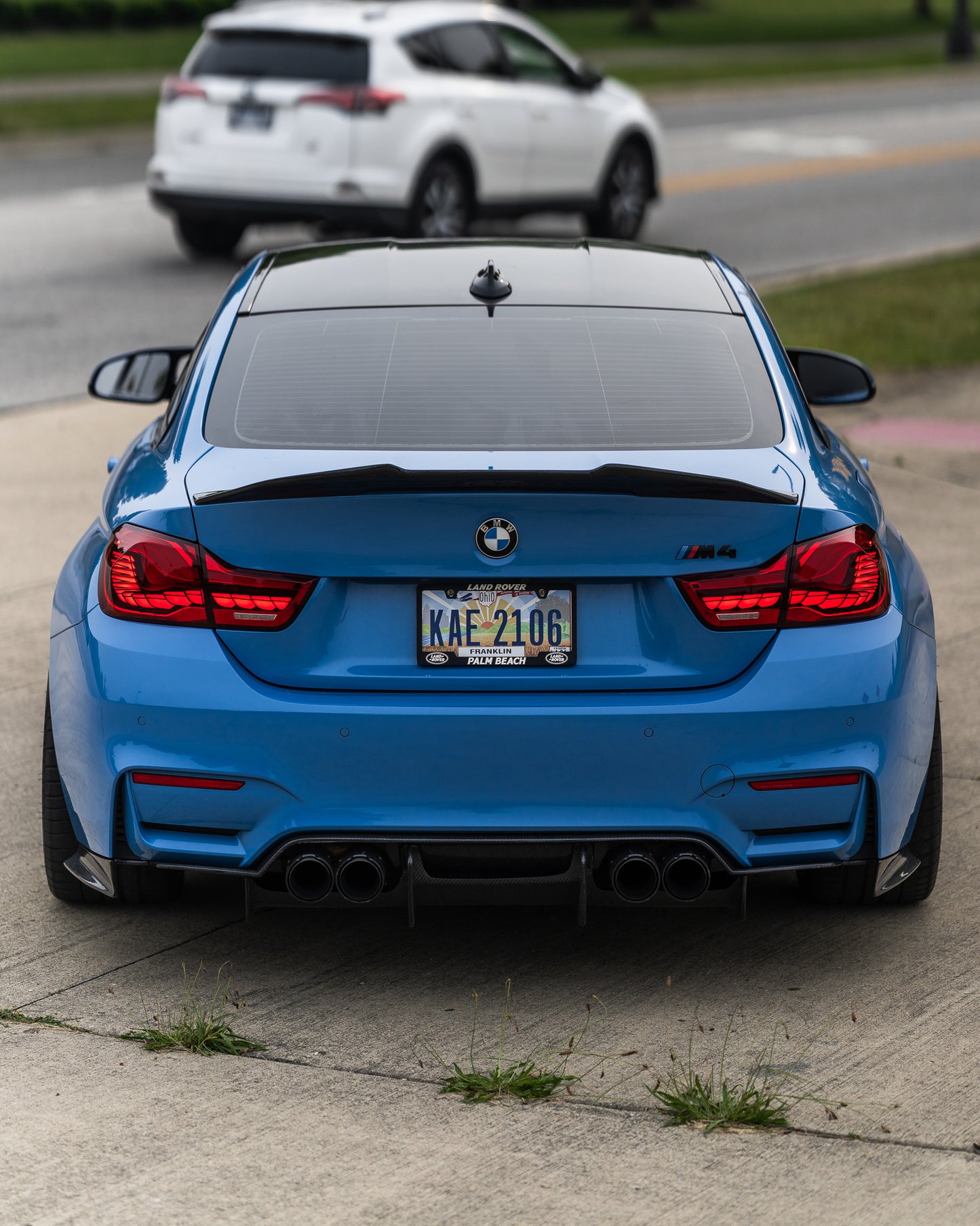 Psm Style Carbon Fiber Rear Diffuser With Splitters - BMW M3 F80 & M4 F82 / F83