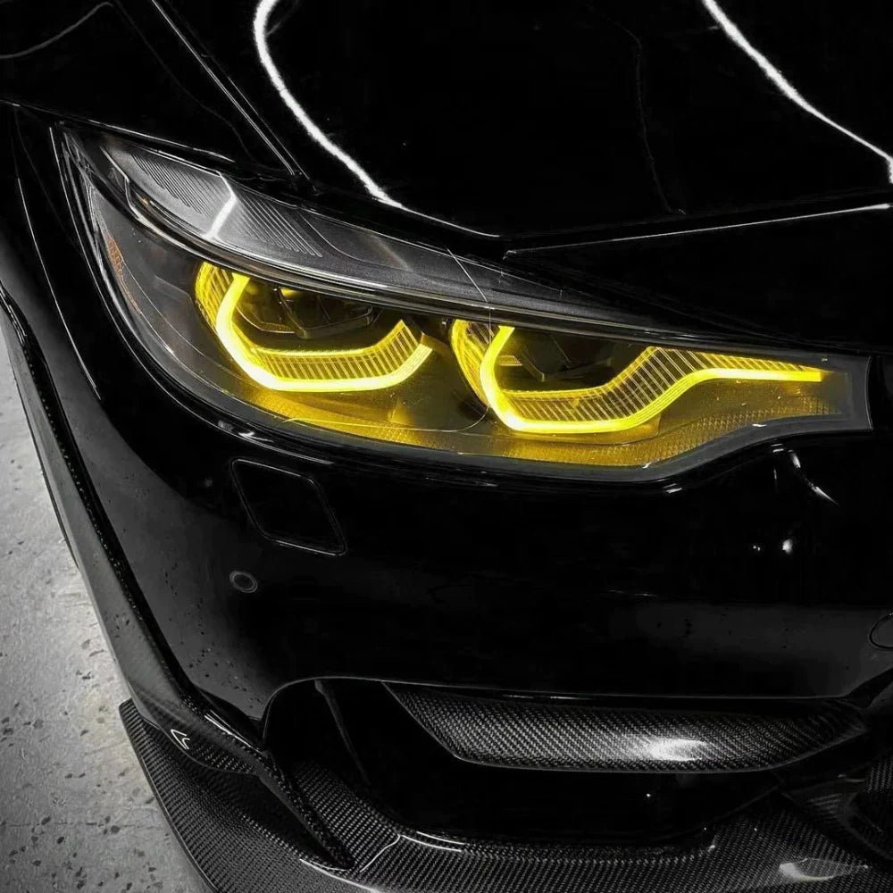 CSL Yellow Headlight DRL Modules - BMW F80 M3 & F82 / F83 M4