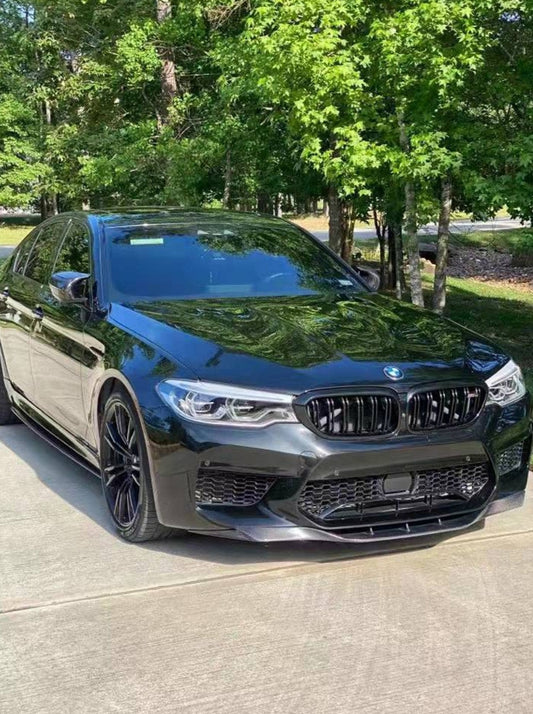 RKP Style Carbon Fiber Front Bumper Lip - BMW F90 M5 Pre-LCI