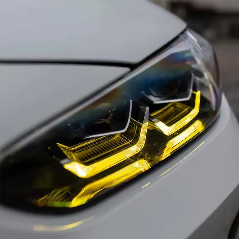 CSL Yellow Headlight DRL Modules - BMW G80 M3 & G82 / G83 M4