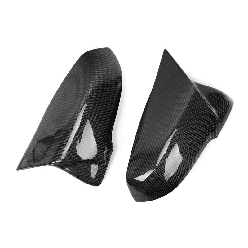 M Style Carbon Fiber Mirror Cover Replacements - MK5 Toyota Supra A90