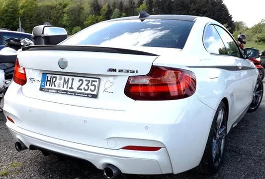 P Style Carbon Fiber Rear Trunk Spoiler - BMW M2 & 2-Series