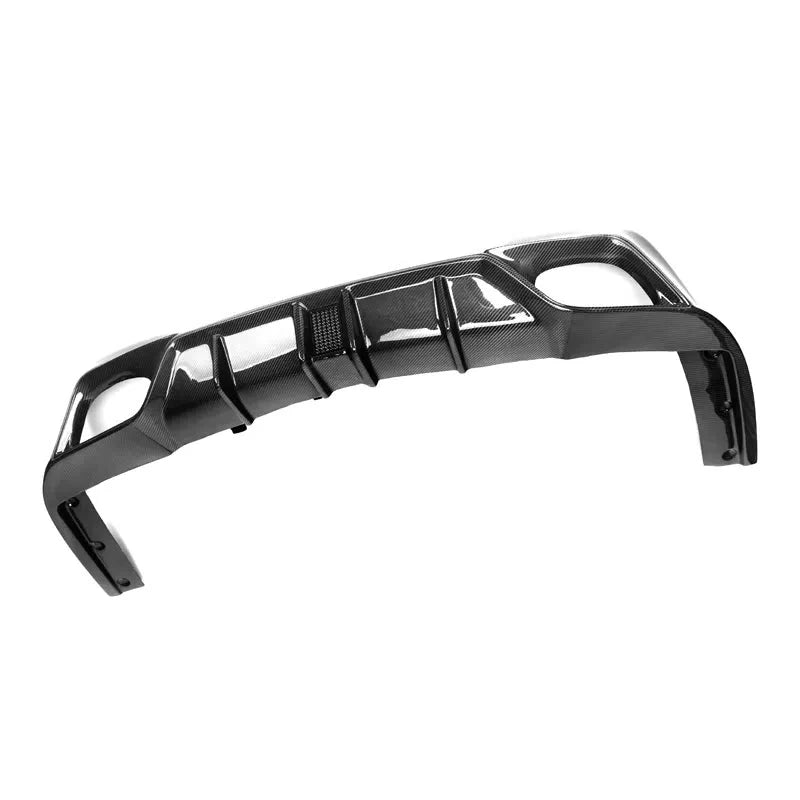 ST Style Carbon Fiber Rear Diffuser With Brake Light - BMW G20 3 series 320i 330i M Sport