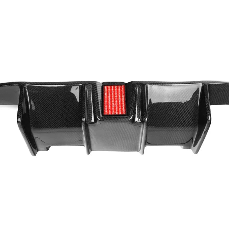 Carbon Fiber Rear Diffuser With Brake Light - BMW F87 M2C