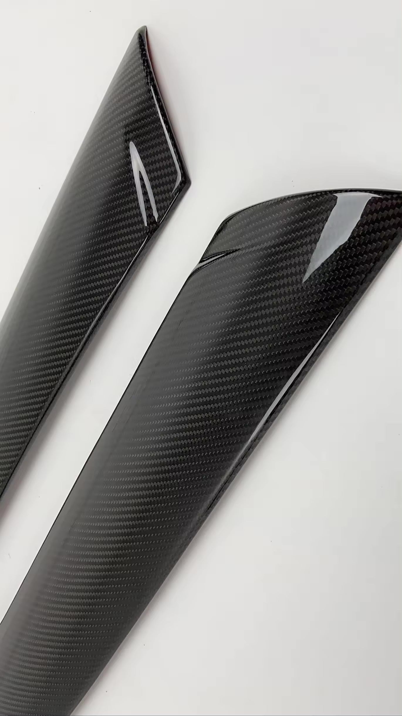 Carbon Fiber A Pillar Trim Cover Set - MK5 Toyota Supra A90