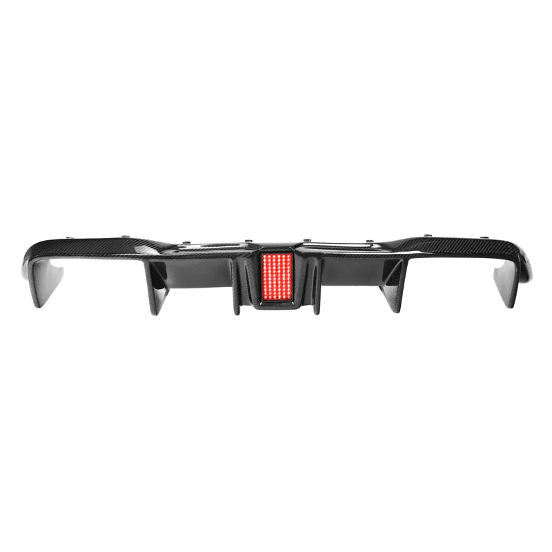 Carbon Fiber Rear Diffuser With Brake Light - BMW F87 M2C