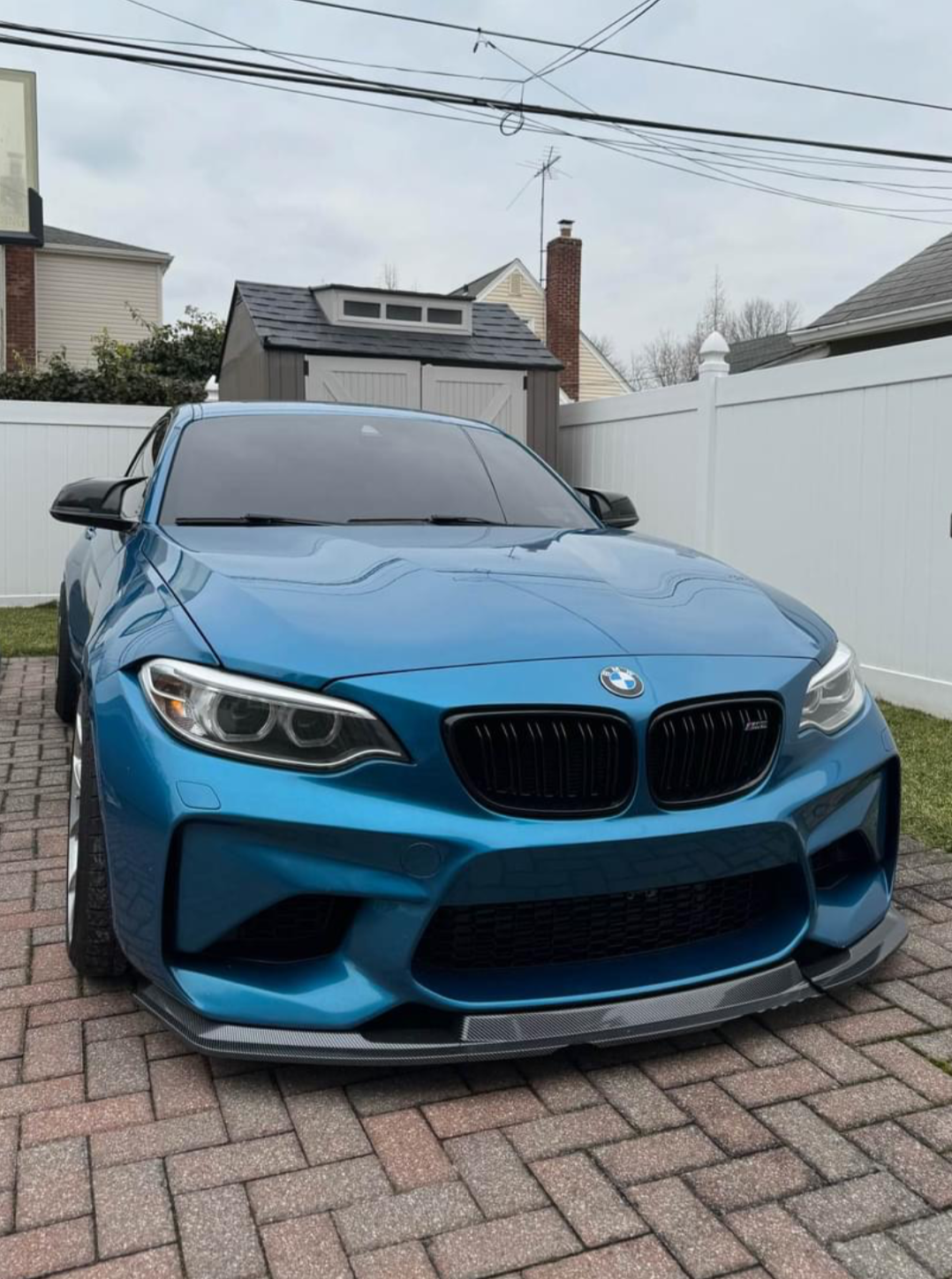 Mtc Style Carbon Fiber Front Bumper Lip - BMW F87 M2 & M2C