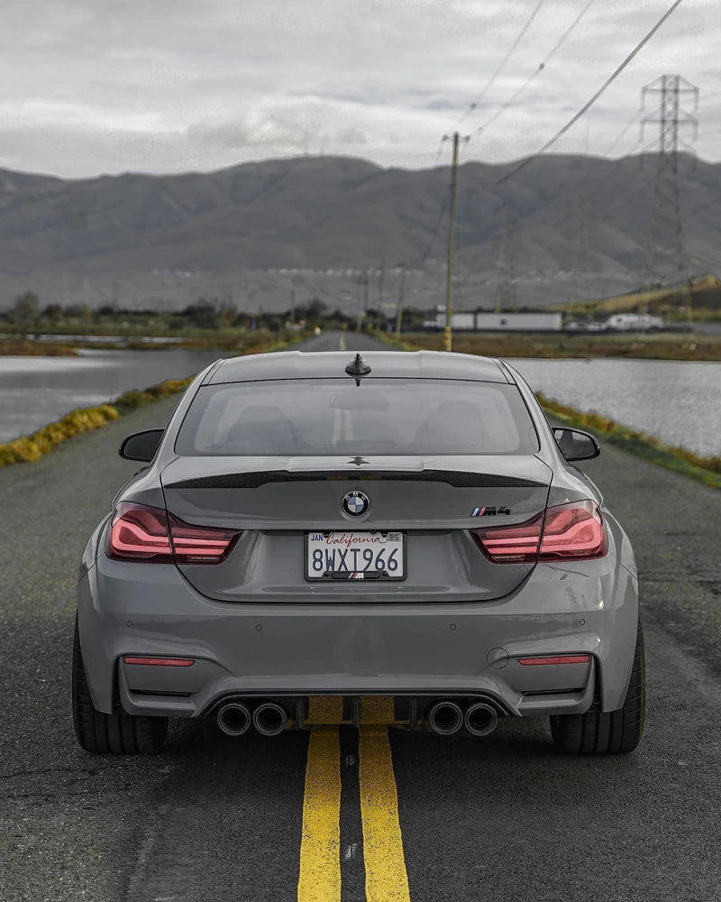 MP Style Carbon Fiber Rear Trunk Spoiler - BMW F82 M4 Coupe