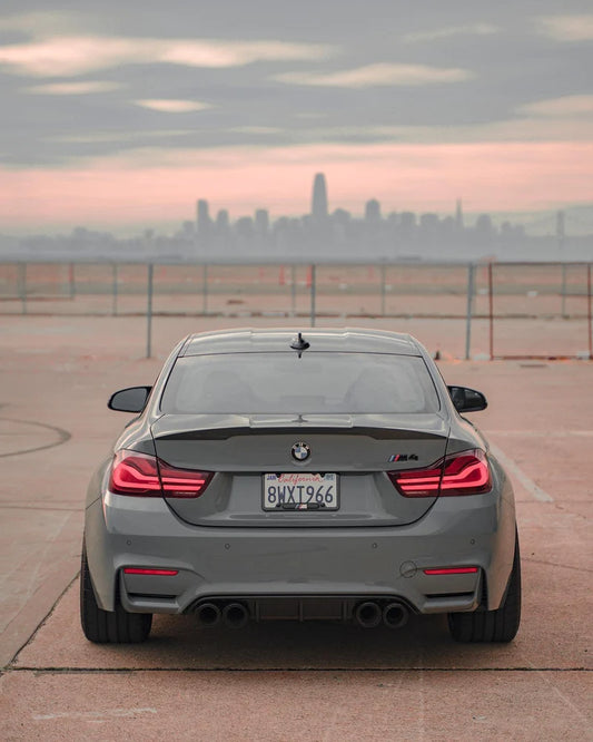 MP Style Carbon Fiber Rear Trunk Spoiler - BMW F82 M4 Coupe