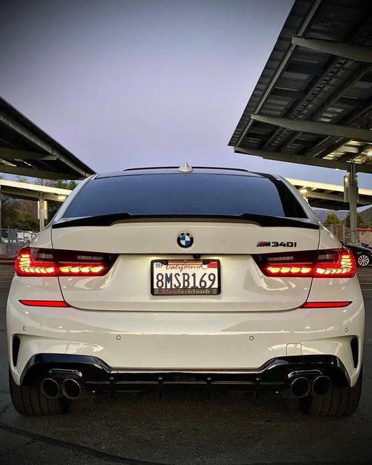 MP Style Carbon Fiber Trunk Spoiler - BMW G80 M3 & G20 3 Series