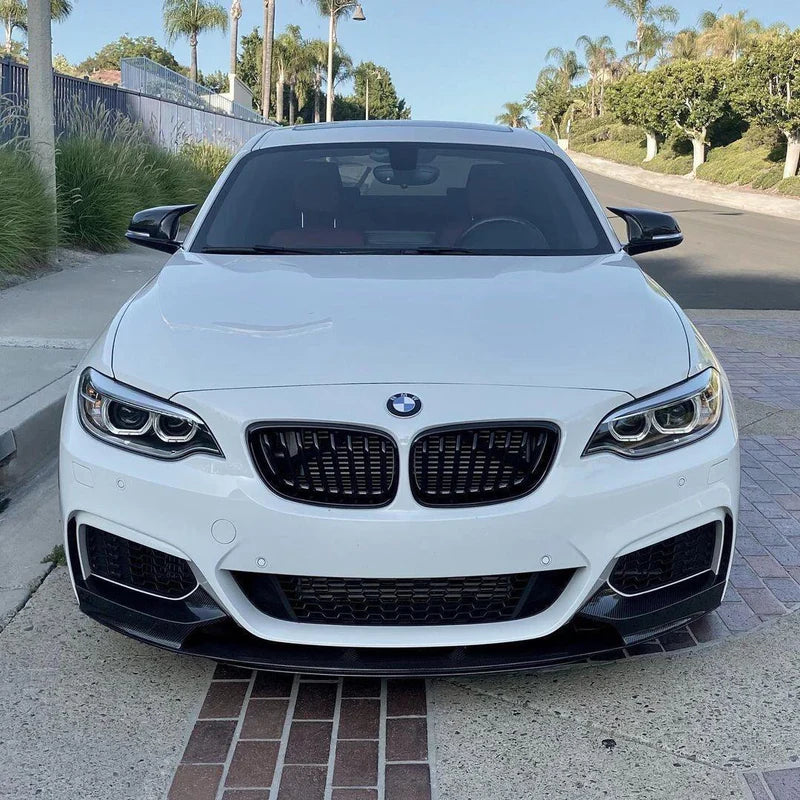 Exot Style Carbon Fiber Front Bumper Lip - BMW F22 2 series M SportM Sport M235i