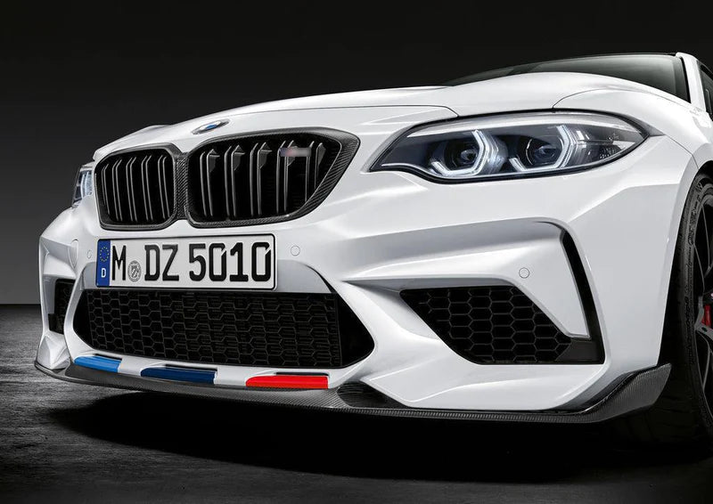 Mp Style Carbon Fiber Front Bumper Lip - BMW F87 M2C