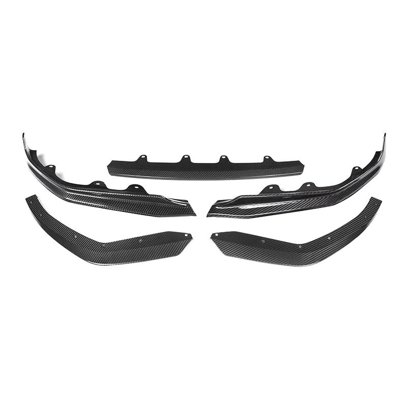 Mp Style Carbon Fiber Front Bumper Lip - BMW G20 3 series M340i M Sport