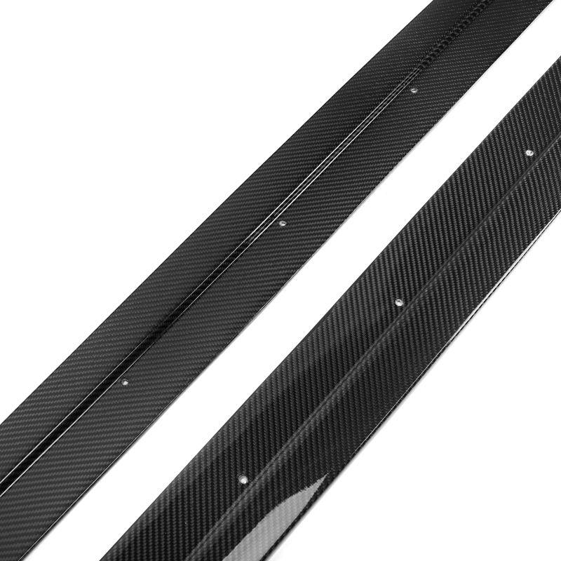 MP Style Carbon Fiber Side Skirt Extension - BMW F87 M2