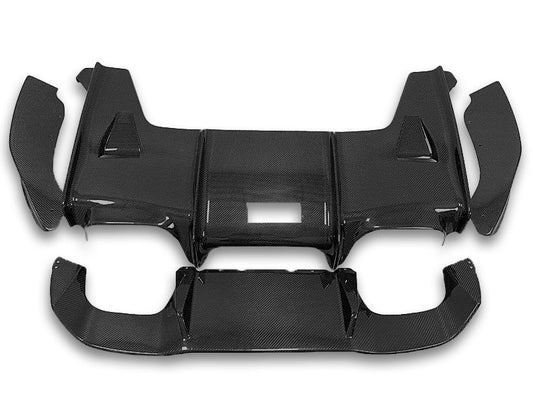 Mp Style Carbon Fiber Rear Diffuser - BMW F87 M2