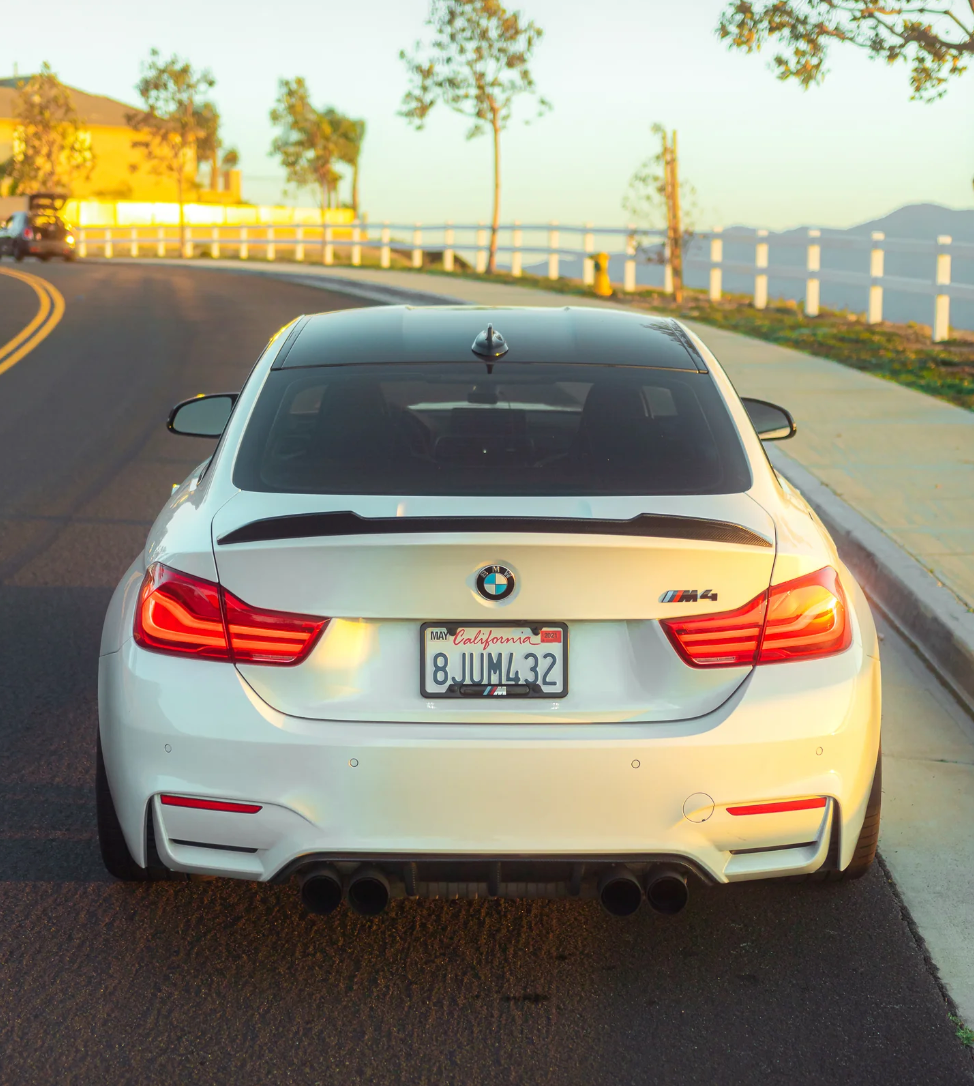 Cs Style Dry Carbon Fiber Rear Trunk Spoiler - BMW F82 M4 Coupe