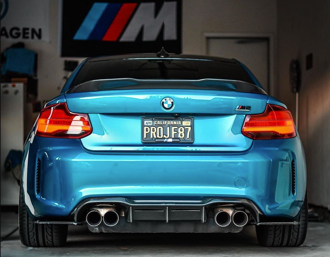 Mtc Style Carbon Fiber Rear Diffuser - BMW F87 M2C