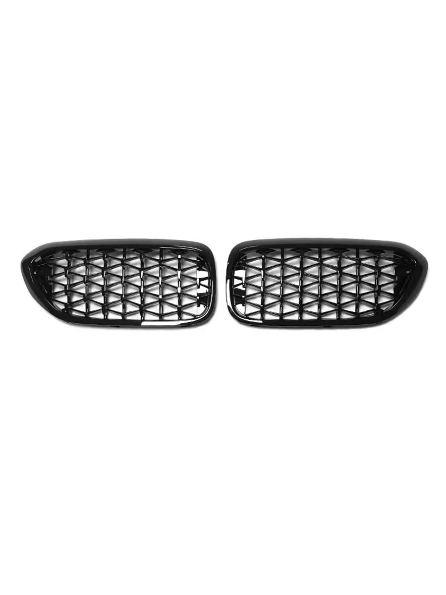 Diamond Slat Front Grilles - BMW G30 5-Series Pre-LCI