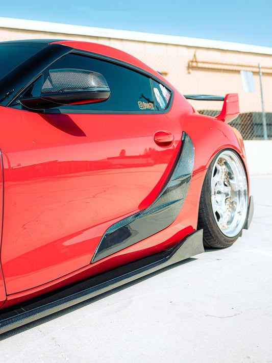 Carbon Fiber Side Door Trim Set - MK5 Toyota Supra A90