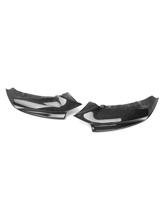 MP Style Carbon Fiber Front Lower Splitters - BMW F10 5-Series M-Sport