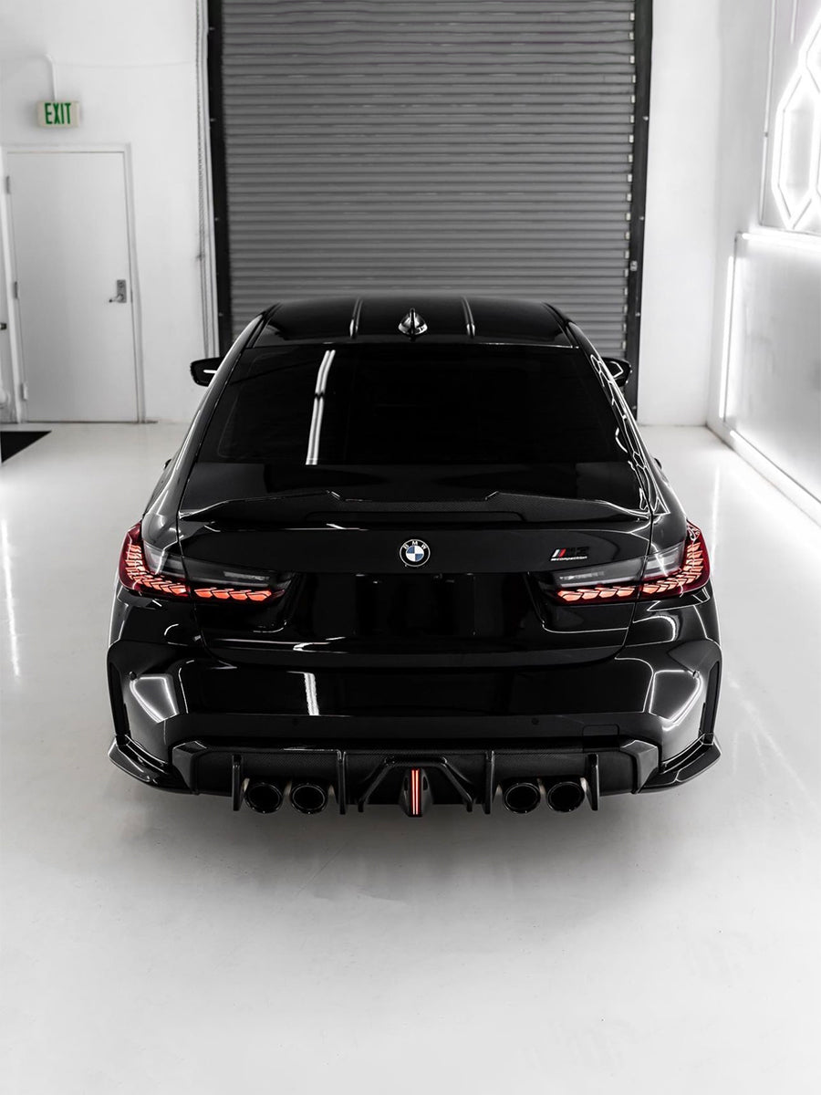 AK Style Carbon Fiber Rear Diffuser - BMW M3 G80 & BMW M4 G82 / G83