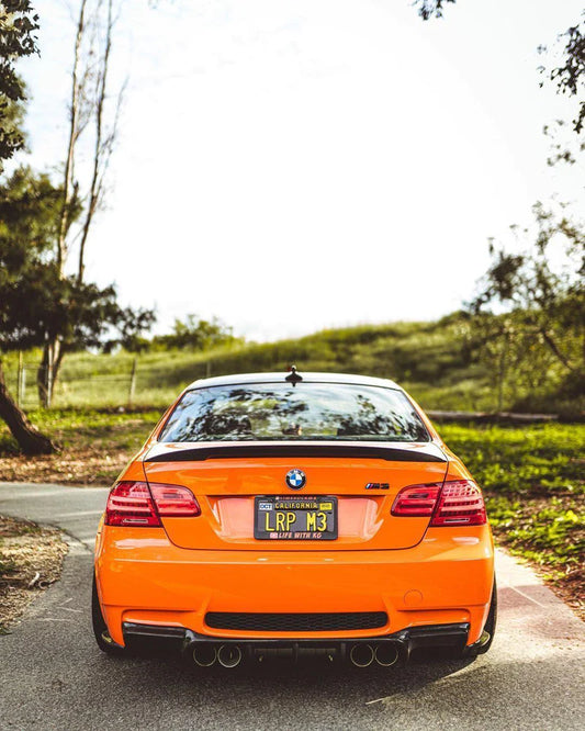 V Style Carbon Fiber Rear Diffuser - BMW E90 E92 E93 M3