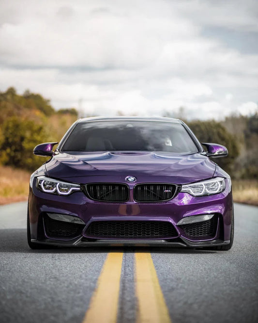 Varis Style Carbon Fiber Front Bumper Lip - BMW F80 F82 F83 M3 M4