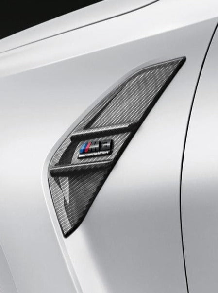 Mp Style Carbon Fiber Fender Vent Trim Replacement   - BMW G80 M3 & G82 / G83 M4