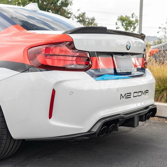 CS Style Carbon Fiber Trunk Spoiler - BMW F87 M2 & F22 2 Series