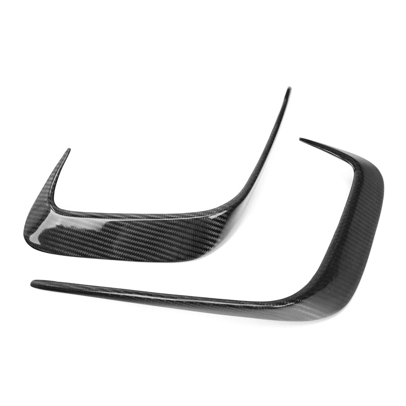 Mp Style Carbon Fiber Rear Bumper Canards - BMW G20 3 series M340i M Sport