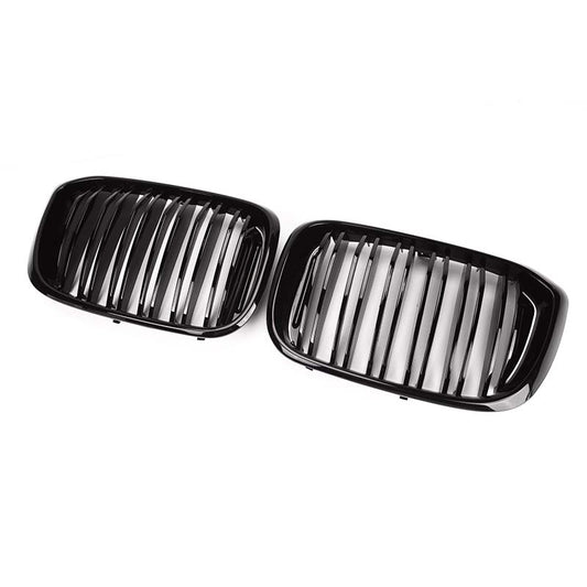 Dual Slat Grille Abs Gloss Black - BMW G01 G02 F97 F98 X3 X4 X3M X4M