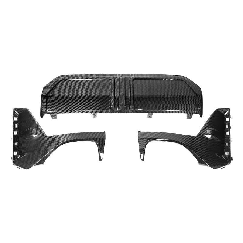 Mp Style 3-Piece Carbon Fiber Rear Diffuser- BMW M340i LCI