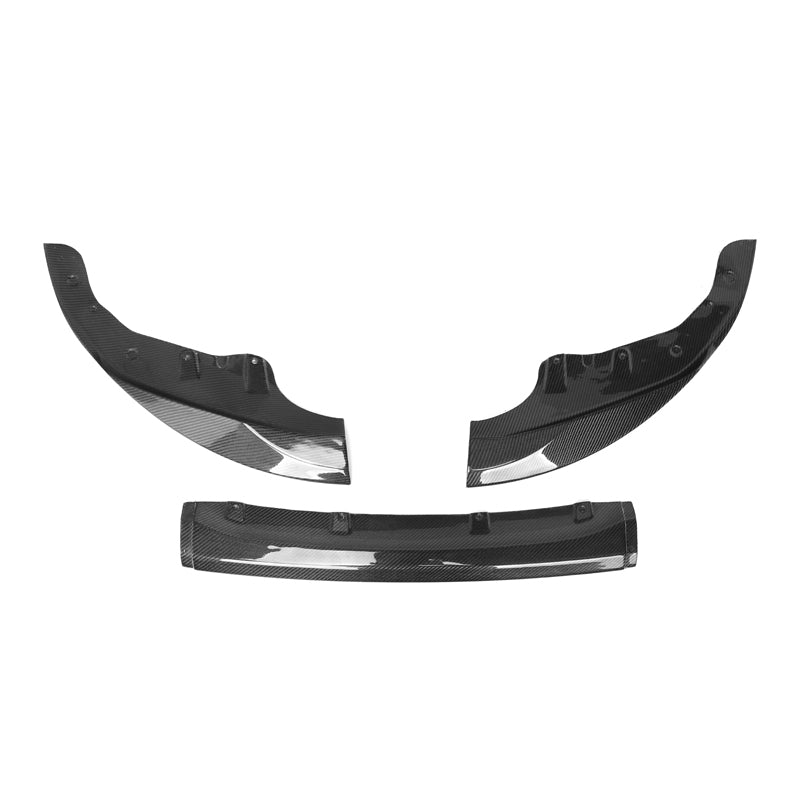 MP Style 3 Piece Carbon Fiber Front Lip - BMW G22 G23 4 Series 2 doors