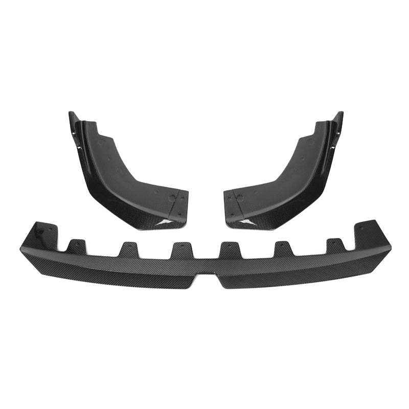 Mp Style Carbon Fiber Front Bumper Lip - BMW G20 LCI 3 series M340i M Sport